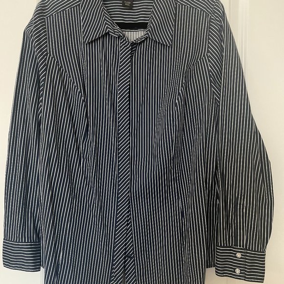 Lane Bryant Women’s Long Sleeved Striped Shirt - Picture 1 of 5